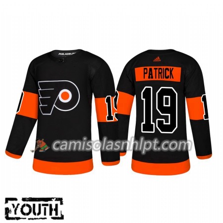 Camisola Philadelphia Flyers Nolan Patrick 19 Adidas 2018-2019 Alternate Authentic - Criança
